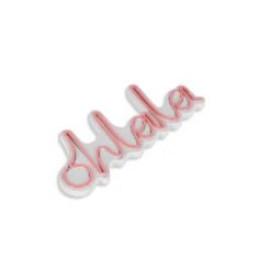 14.2" Novelty Oh La La Led Neon Sign Wall Décor - 0.8" X 14.2" X 5.9" -Safavieh Winkel 14.222 Novelty Oh La La Led Neon Sign Wall DC3A9cor 4