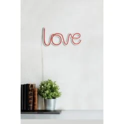 14.6" Novelty Love Led Neon Sign Wall Décor -Safavieh Winkel 14.622 Novelty Love Led Neon Sign Wall DC3A9cor 2