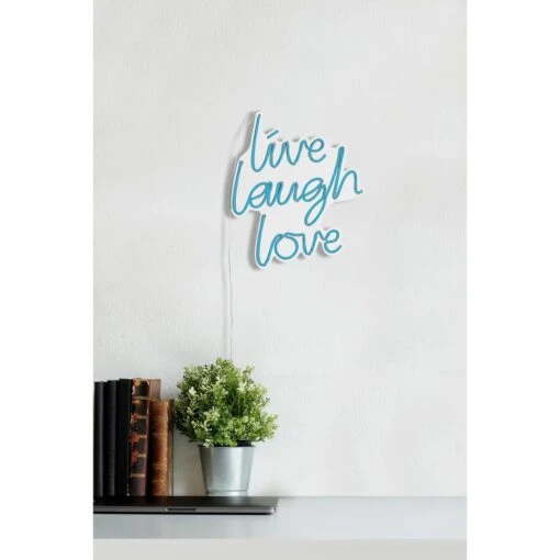 14" Novelty Live Laugh Love Led Neon Sign Wall Décor -Safavieh Winkel 1422 Novelty Live Laugh Love Led Neon Sign Wall DC3A9cor 3