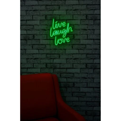 14" Novelty Live Laugh Love Led Neon Sign Wall Décor -Safavieh Winkel 1422 Novelty Live Laugh Love Led Neon Sign Wall DC3A9cor 7