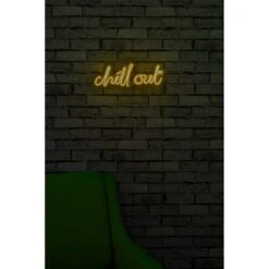 15.4" Novelty Chill Out Led Neon Sign Wall Décor -Safavieh Winkel 15.422 Novelty Chill Out Led Neon Sign Wall DC3A9cor 5