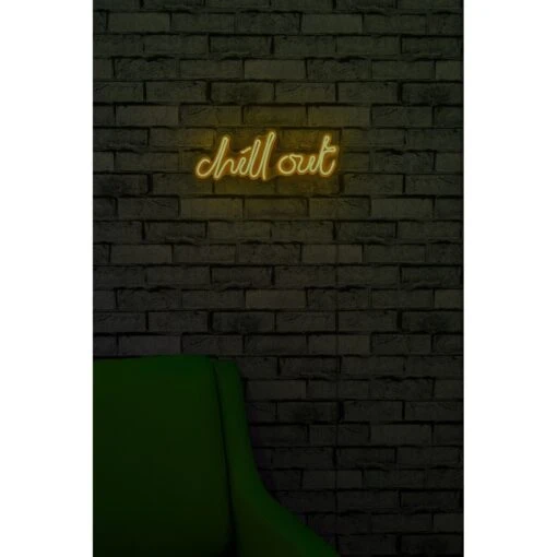 15.4" Novelty Chill Out Led Neon Sign Wall Décor -Safavieh Winkel 15.422 Novelty Chill Out Led Neon Sign Wall DC3A9cor 5