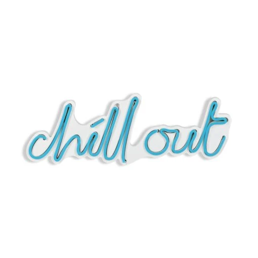 15.4" Novelty Chill Out Led Neon Sign Wall Décor -Safavieh Winkel 15.422 Novelty Chill Out Led Neon Sign Wall DC3A9cor