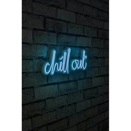 15.4" Novelty Chill Out Led Neon Sign Wall Décor -Safavieh Winkel 15.422 Novelty Chill Out Led Neon Sign Wall DC3A9cor 6