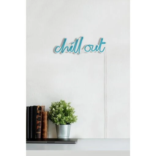 15.4" Novelty Chill Out Led Neon Sign Wall Décor -Safavieh Winkel 15.422 Novelty Chill Out Led Neon Sign Wall DC3A9cor 8