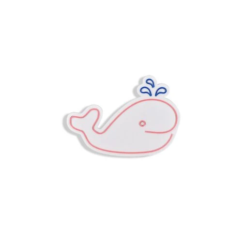 15.7" Novelty Baby Whale Led Neon Sign Wall Décor - 0.8" X 15.7" X 11" -Safavieh Winkel 15.722 Novelty Baby Whale Led Neon Sign Wall DC3A9cor 3