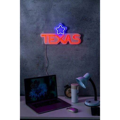 16.5" US Novelty Texas Led Neon Sign Wall Décor -Safavieh Winkel 16.522 US Novelty Texas Led Neon Sign Wall DC3A9cor 2