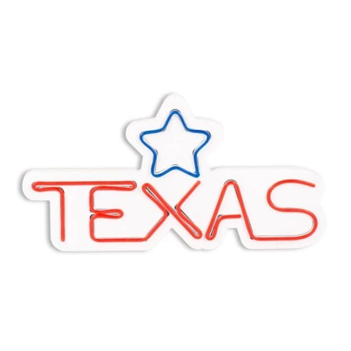 16.5" US Novelty Texas Led Neon Sign Wall Décor -Safavieh Winkel 16.522 US Novelty Texas Led Neon Sign Wall DC3A9cor 5