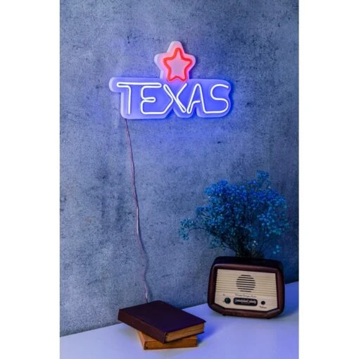 16.5" US Novelty Texas Led Neon Sign Wall Décor -Safavieh Winkel 16.522 US Novelty Texas Led Neon Sign Wall DC3A9cor 8