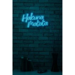 18.5" Novelty Hakuna Matata Led Neon Sign Wall Décor - 0.8" X 18.5" X 11.4" -Safavieh Winkel 18.522 Novelty Hakuna Matata Led Neon Sign Wall DC3A9cor 2