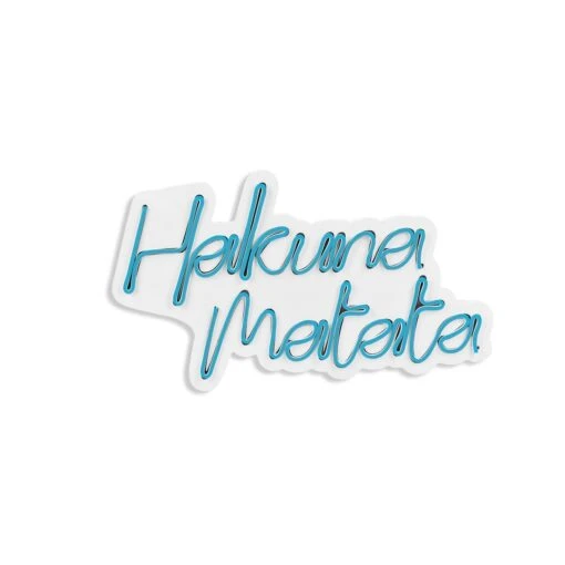 18.5" Novelty Hakuna Matata Led Neon Sign Wall Décor - 0.8" X 18.5" X 11.4" -Safavieh Winkel 18.522 Novelty Hakuna Matata Led Neon Sign Wall DC3A9cor