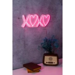 18" Novelty Tic Tac Toe XoXo Neon Sign Wall Décor -Safavieh Winkel 1822 Novelty Tic Tac Toe XoXo Neon Sign Wall DC3A9cor 6