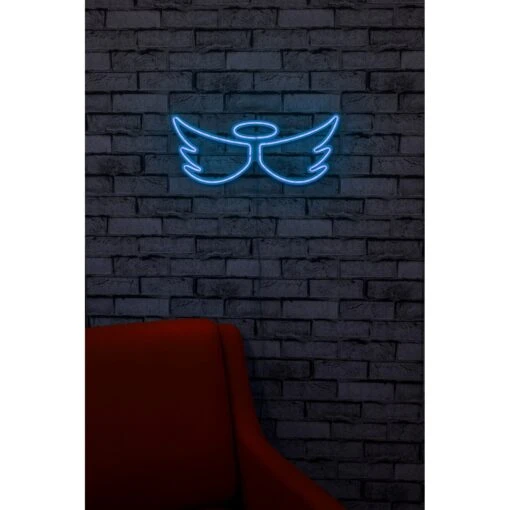 20.5" Novelty Angel Led Neon Sign Wall Décor -Safavieh Winkel 20.522 Novelty Angel Led Neon Sign Wall DC3A9cor 2