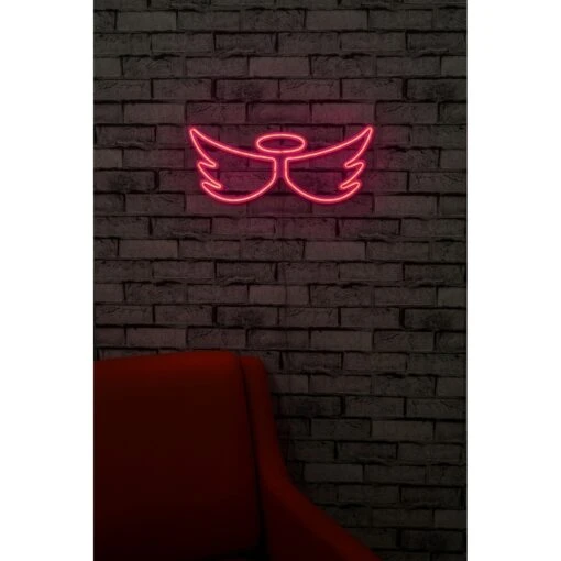 20.5" Novelty Angel Led Neon Sign Wall Décor -Safavieh Winkel 20.522 Novelty Angel Led Neon Sign Wall DC3A9cor 9