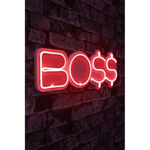 22" Novelty Boss Led Neon Sign Wall Décor -Safavieh Winkel 2222 Novelty Boss Led Neon Sign Wall DC3A9cor 1