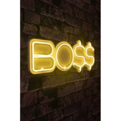 22" Novelty Boss Led Neon Sign Wall Décor -Safavieh Winkel 2222 Novelty Boss Led Neon Sign Wall DC3A9cor 5