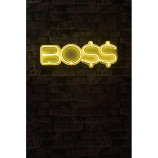 22" Novelty Boss Led Neon Sign Wall Décor -Safavieh Winkel 2222 Novelty Boss Led Neon Sign Wall DC3A9cor 6