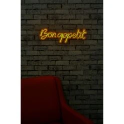 23.6" Novelty Bon Appetit Led Neon Sign Wall Décor -Safavieh Winkel 23.622 Novelty Bon Appetit Led Neon Sign Wall DC3A9cor 7