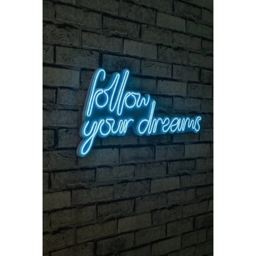 23.6" Novelty Follow Your Dreams Led Neon Sign Wall Décor -Safavieh Winkel 23.622 Novelty Follow Your Dreams Led Neon Sign Wall DC3A9cor 1