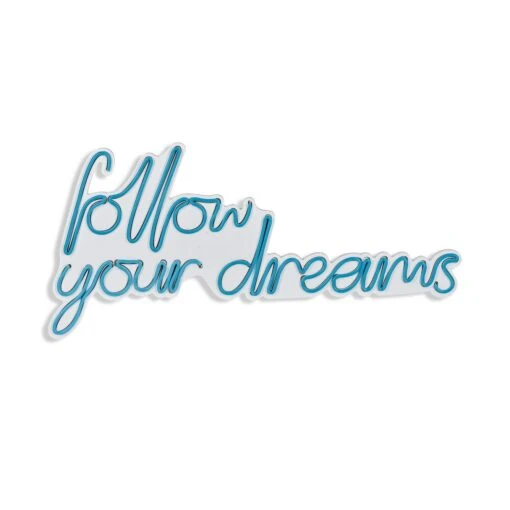 23.6" Novelty Follow Your Dreams Led Neon Sign Wall Décor -Safavieh Winkel 23.622 Novelty Follow Your Dreams Led Neon Sign Wall DC3A9cor 4