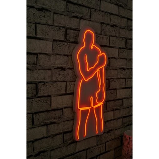 23.6" Novelty Muhammed Ali Led Neon Sign Wall Décor - 0.8" X 11" X 23.6" -Safavieh Winkel 23.622 Novelty Muhammed Ali Led Neon Sign Wall DC3A9cor 2