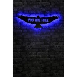 31.5" Handmade Eagle Led On Wood Wall Décor -Safavieh Winkel 31.522 Handmade Eagle Led on Wood Wall DC3A9cor 2