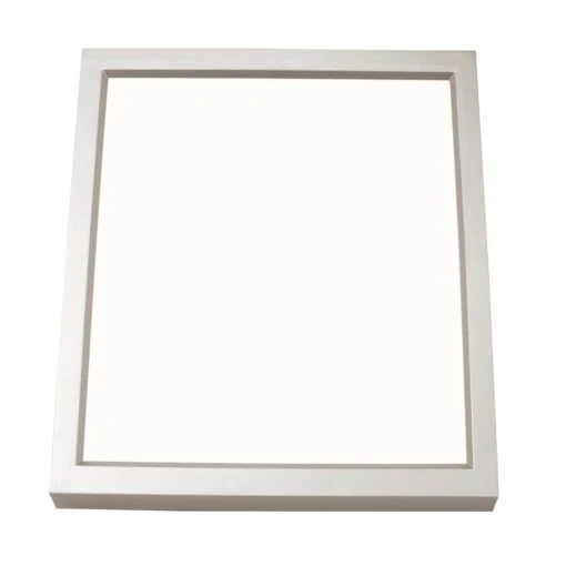 Edge Square 4-inch Satin Nickel LED Outdoor Flush Mount, White Acrylic Shade -Safavieh Winkel AFX Edge Square 4 inch Satin Nickel LED Outdoor Flush Mount2C White Acrylic Shade