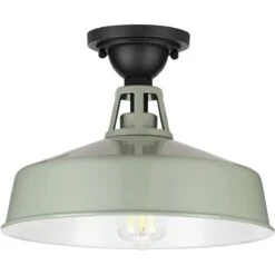 Safavieh Winkel -Safavieh Winkel Cedar Springs Collection Pistachio One Light Semi Flush Mount 12.870 x 15.600 x 15.600 0d909e3f 4cd7 4ac3 877d ece3806bd744