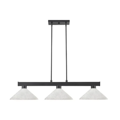 Z-LIte Cobalt 3 Light Billiard Light - Matte Black -Safavieh Winkel Cobalt 3 Light Billiard Light