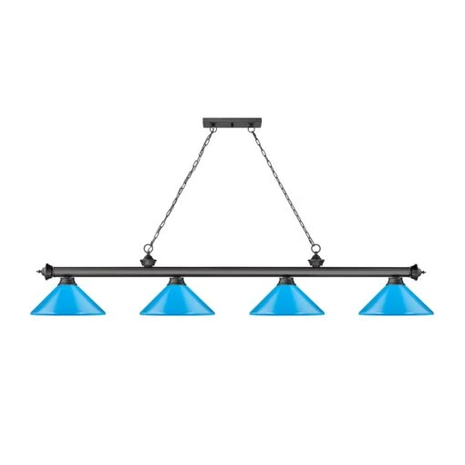 Z-LIte Cordon 4 Light Billiard - Bronze Plate -Safavieh Winkel Cordon 4 Light Billiard 28 scaled