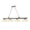 Z-LIte Cordon 4 Light Billiard - Bronze -Safavieh Winkel Cordon 4 Light Billiard 5