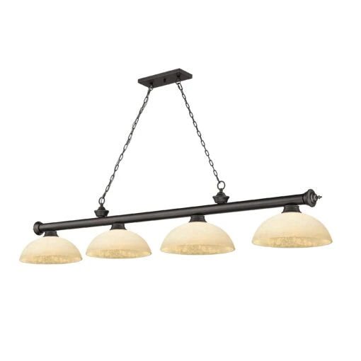 Z-LIte Cordon 4 Light Billiard - Bronze -Safavieh Winkel Cordon 4 Light Billiard 6 scaled