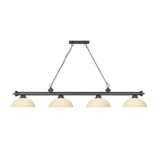 Z-LIte Cordon 4 Light Billiard - Bronze -Safavieh Winkel Cordon 4 Light Billiard 9 scaled