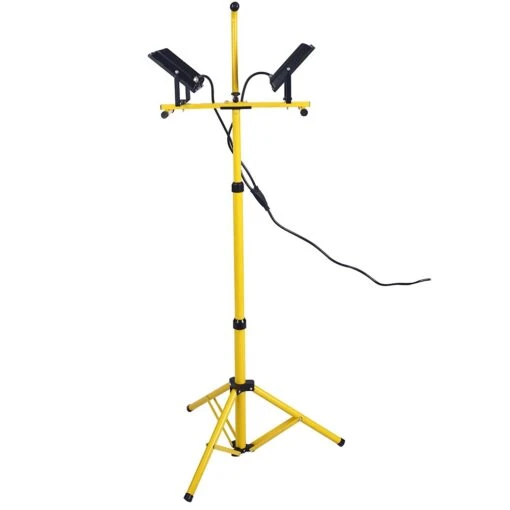 Dual Head Rotating Lamps With Telescoping Adjustable Tripod Stand -Safavieh Winkel Dual Head Rotating Lamps with Telescoping Adjustable Tripod Stand 2