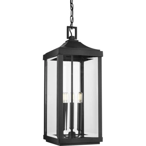 Gibbes Street Collection Three-Light Hanging Lantern - 26.770" X 13.980" X 13.980" -Safavieh Winkel Gibbes Street Collection Three Light Hanging Lantern 1