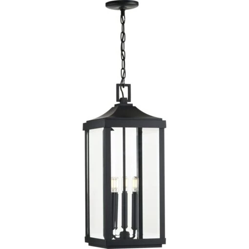 Gibbes Street Collection Three-Light Hanging Lantern - 26.770" X 13.980" X 13.980" -Safavieh Winkel Gibbes Street Collection Three Light Hanging Lantern 4