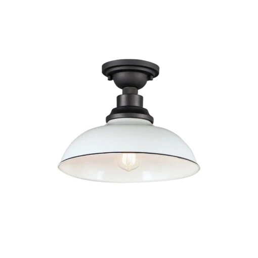 Granville 1-Light Flush Mount -Safavieh Winkel Granville 1 Light Flush Mount 1