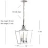 Larton 3 Light 10 Inch Pendant -Safavieh Winkel Larton 3 Light 10 Inch Pendant 7C Chrome 7C