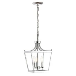 Larton 3 Light 10 Inch Pendant -Safavieh Winkel Larton 3 Light 10 Inch Pendant 7C Chrome 7C 3