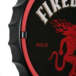 Licensed Fireball Bottle Cap Shaped Neon LED Rope Wall Sign (12.5") - Red - 12.5" X 12.5" - 12.5" X 12.5" -Safavieh Winkel Licensed Fireball Bottle Cap Shaped Neon LED Rope Wall Sign 2812.52229 4