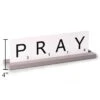 PRAY Scrabble Design Sign -Safavieh Winkel PRAY Scrabble Design Sign