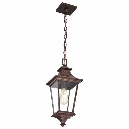 Tannery Bronze Finish Pendnat Light With Die-cast Aluminium - 8*8*21-81 -Safavieh Winkel Tannery Bronze Finish Pendnat Light with Die cast Aluminium 1 scaled