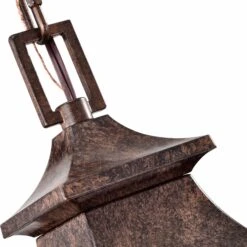 Tannery Bronze Finish Pendnat Light With Die-cast Aluminium - 8*8*21-81 -Safavieh Winkel Tannery Bronze Finish Pendnat Light with Die cast Aluminium 3