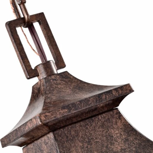 Tannery Bronze Finish Pendnat Light With Die-cast Aluminium - 8*8*21-81 -Safavieh Winkel Tannery Bronze Finish Pendnat Light with Die cast Aluminium 3 scaled