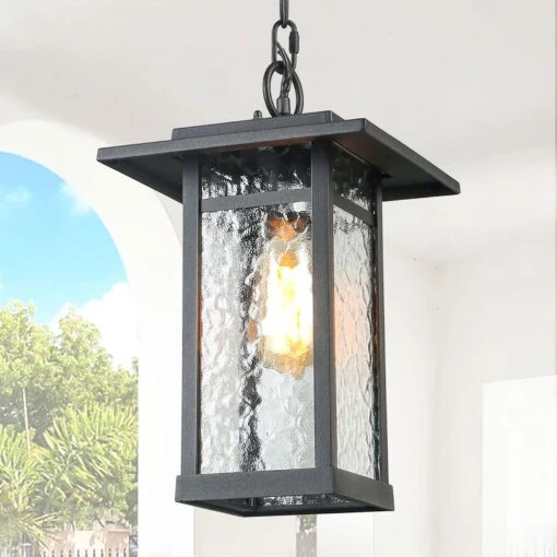 The Gray Barn Dairy Air 1-light Black Outdoor Pendant Lighting Hanging Ceiling Lamp - L8.2"X W8.2"xH13" -Safavieh Winkel The Gray Barn Dairy Air 1 light Black Outdoor Pendant Lighting Hanging Ceiling Lamp 3