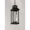 Vicksburg 2-Light 6.75" Wide Black Outdoor Pendant -Safavieh Winkel Vicksburg 2 Light 6.7522 Wide Black Outdoor Pendant