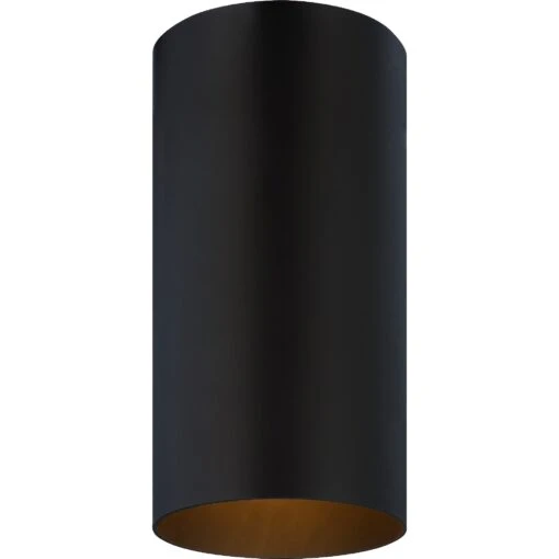 Volume Lighting 1-Light Antique Bronze Outdoor Cylinder Flush Mount -Safavieh Winkel Volume Lighting 1 Light Antique Bronze Outdoor Cylinder Flush Mount 1