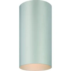 Safavieh Winkel -Safavieh Winkel Volume Lighting 1 Light Silver Gray Outdoor Cylinder Flush Mount 1