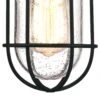 Westinghouse Crestview One-Light Outdoor Pendant, Textured Black Finish With Clear Seeded Glass - 1-Light -Safavieh Winkel Westinghouse Crestview One Light Outdoor Pendant2C Textured Black Finish with Clear Seeded Glass